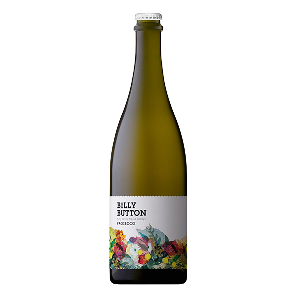 Billy Button Prosecco with bright nashi pear, melon, and honeydew, balanced by crisp acidity and a refreshing finish.
