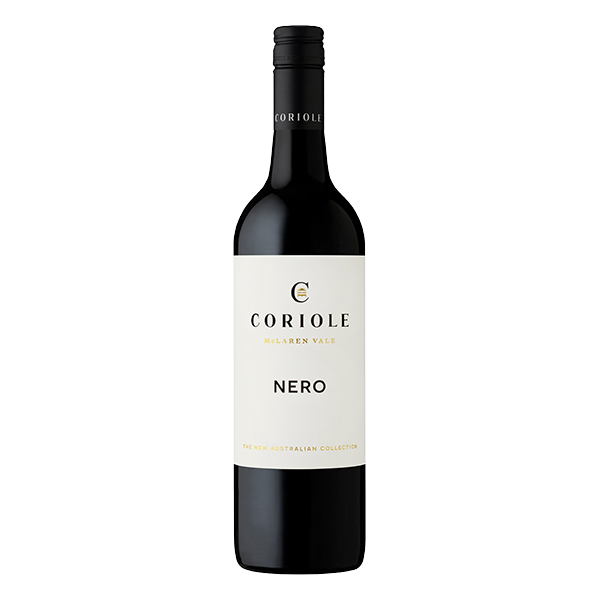 Coriole Nero, a bright McLaren Vale red wine with wild berries, plum, and silky tannins.
