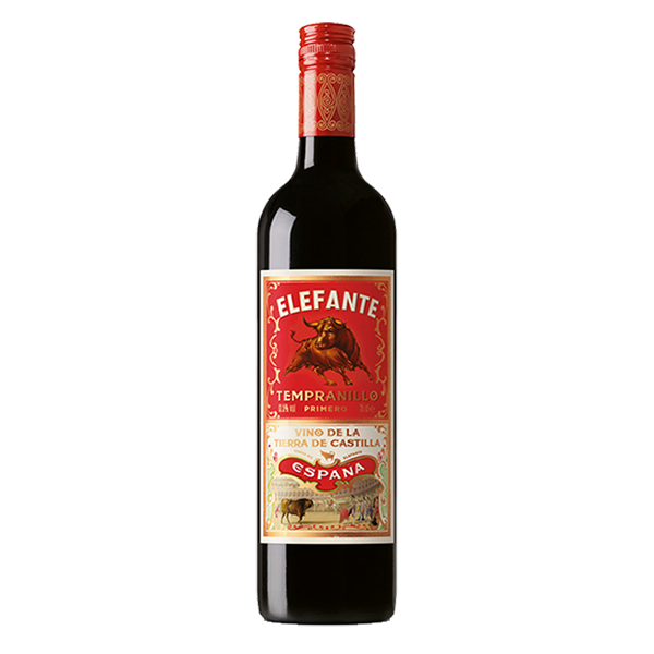 Elefante Primero Tempranillo with cherry cola, smoked spice, and supple tannins.