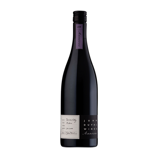 John Duval Annexus Mataro, a 95-point Barossa red with dark fruit, chocolate, and savoury tannins.