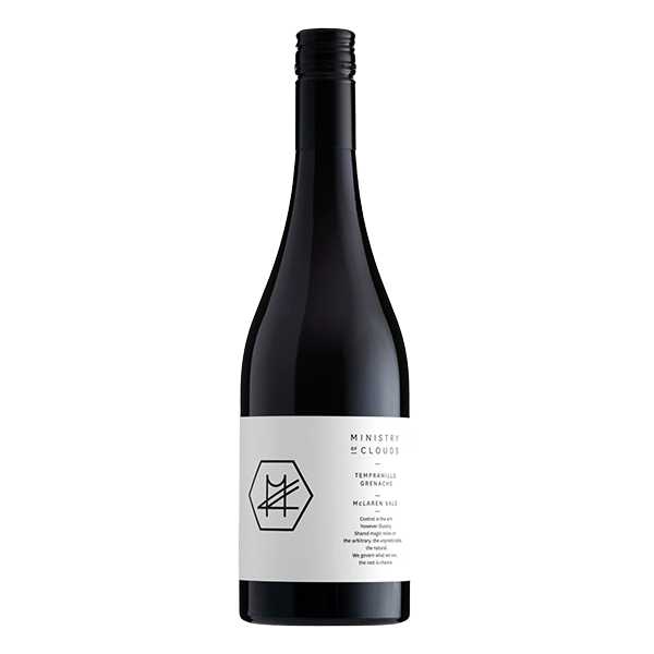 Ministry of Clouds Tempranillo Grenache with vibrant red berries, blood orange, and fine ferrous tannins.