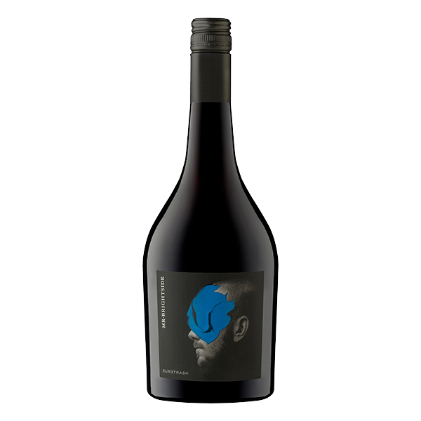 Mr. Brightside Eurotrash, a bold red blend with dark fruits, savoury herbs, and rustic tannins from South Australia.
