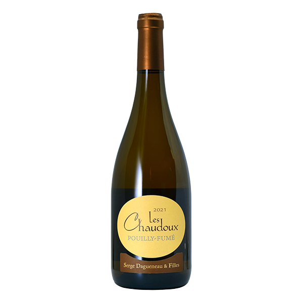 Serge Dagueneau Clos des Chaudoux, an elegant Pouilly Fumé with citrus, floral notes, and limestone minerality.
