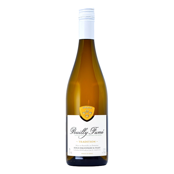 Serge Dagueneau Pouilly Fumé, a refined Loire Sauvignon Blanc with citrus, gooseberry, and flinty minerality.