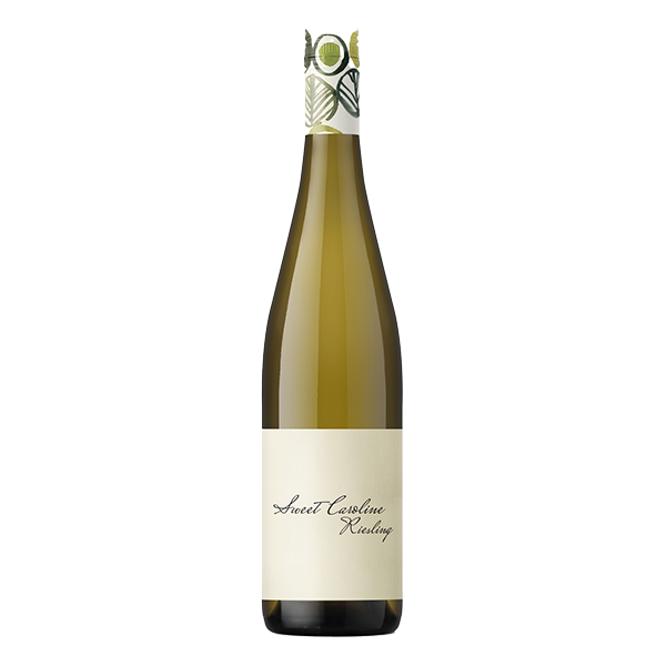 Sweet Caroline Riesling, a light and crisp wine with fresh lime, lemon, floral notes, and a refreshing, clean finish.