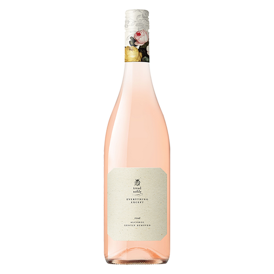Tread Softly Everything Except Rosé with bright red berry flavours and a crisp, dry finish.