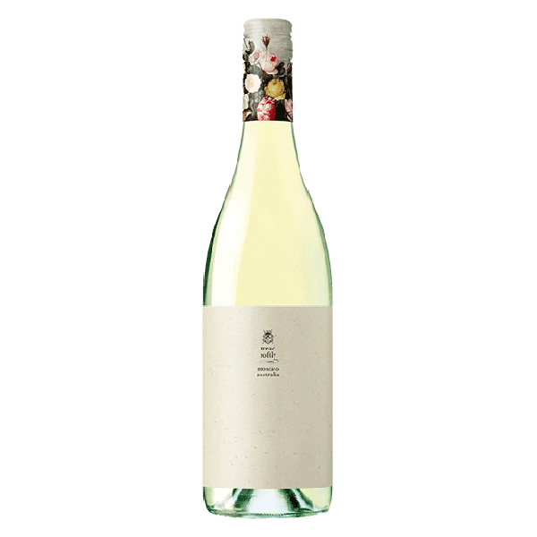 Tread Softly Moscato with tropical fruit, musk, and sweet citrus flavours, finishing light and refreshing.