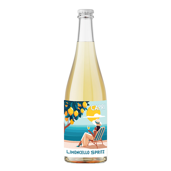 CAPRI Limoncello Spritz with Sicilian lemon, vibrant citrus, and a refreshing, summery finish.