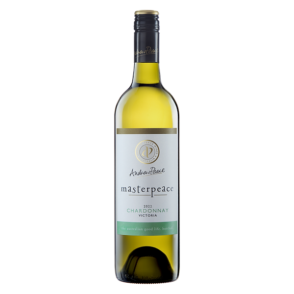 Andrew Peace Masterpeace Chardonnay with tropical fruit flavours and a smooth, citrus finish.