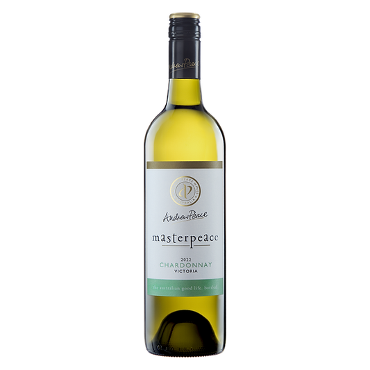 Andrew Peace Masterpeace Chardonnay with tropical fruit flavours and a smooth, citrus finish.