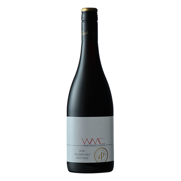 Andrew Peace Winemakers Choice Pinot Noir with juicy red berries, violets, and a smooth, lingering finish.