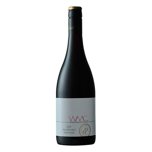 Andrew Peace Winemakers Choice Pinot Noir with juicy red berries, violets, and a smooth, lingering finish.