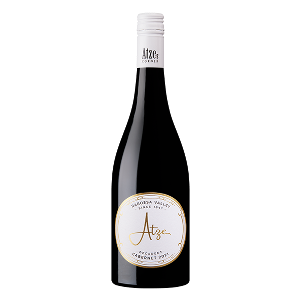 Atze’s Corner Decadent Cabernet Sauvignon with rich dark fruit, cocoa, and roasted coffee notes.