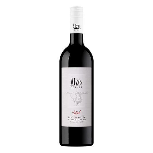 Atze’s Corner The Mob Montepulciano, a rich Koonunga red with dark fruits, mocha, and smooth savoury tannins.