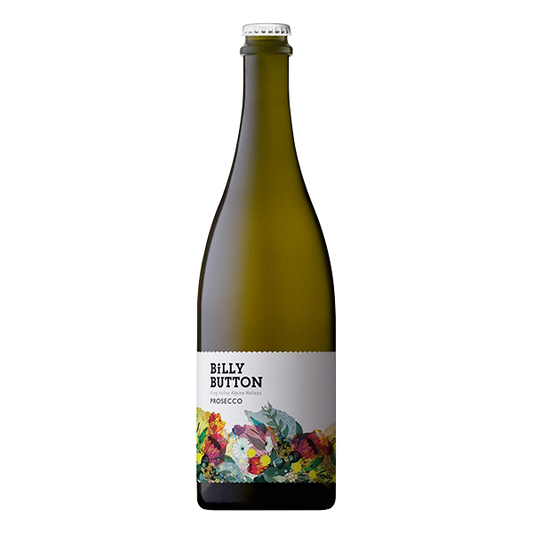 Billy Button Prosecco with bright nashi pear, melon, and honeydew, balanced by crisp acidity and a refreshing finish.
