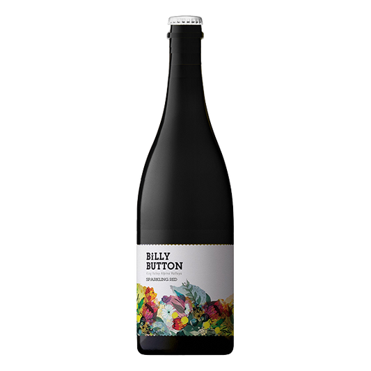 Billy Button Sparkling Red with vibrant cherry, blackberry, and plum, lifted by violet and sweet spice.
