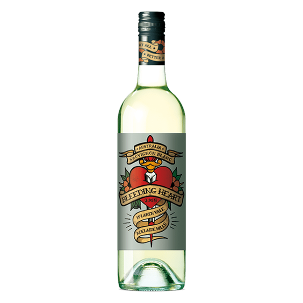 Bleeding Heart Semillon Sauvignon Blanc with citrus, passionfruit, and guava flavours from South Australia.