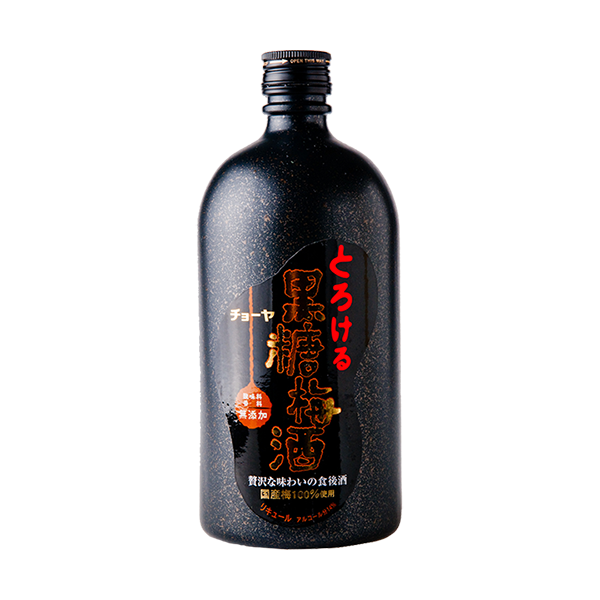 Choya Kokuto Umeshu, a rich Japanese plum liqueur with brown sugar and smoky sweetness.