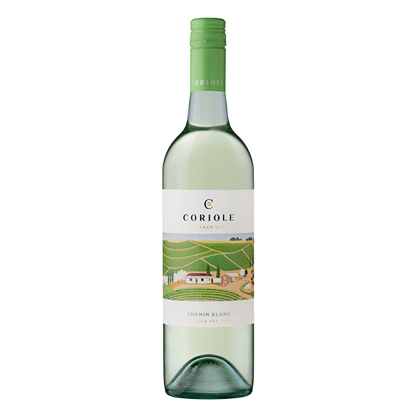 Coriole Chenin Blanc, a crisp McLaren Vale white wine with citrus, pear, and stone fruit flavours.