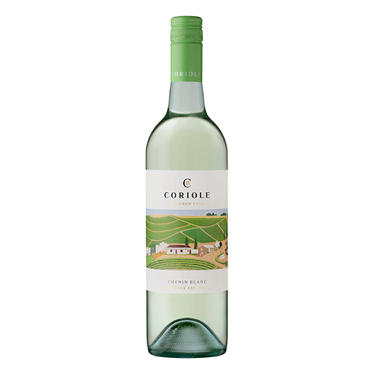 Coriole Chenin Blanc, a crisp McLaren Vale white wine with citrus, pear, and stone fruit flavours.