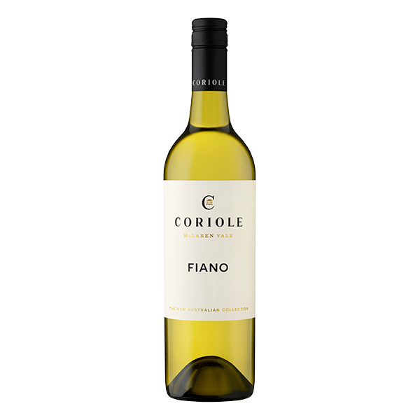 Coriole Fiano, a 95-point McLaren Vale white wine with nashi pear, jasmine, and a creamy, vibrant finish.