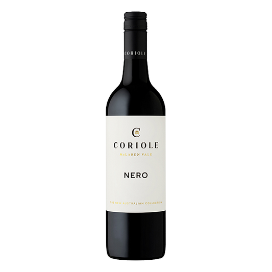 Coriole Nero, a bright McLaren Vale red wine with wild berries, plum, and silky tannins.