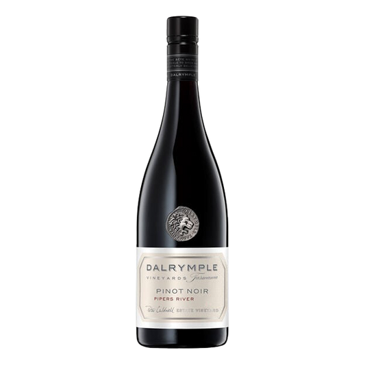 Dalrymple Pipers River Pinot Noir with red cherry, Asian spice, and black fruits, finishing long with savoury notes and fine tannins.