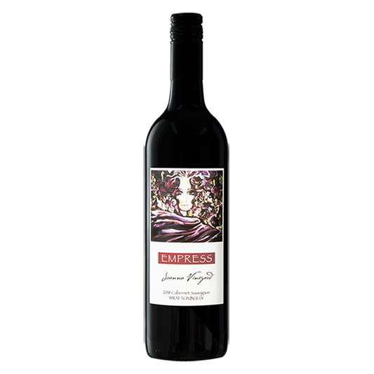 Empress Cabernet Sauvignon, a bold Wrattonbully red with dark berries, mint, and silky tannins.