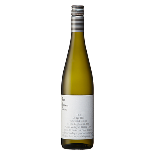 Jim Barry Lodge Hill Riesling, a Clare Valley white wine with zesty lime, citrus, and vibrant acidity.