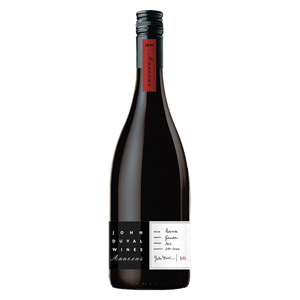 John Duval Annexus Grenache, a 96-point Barossa red with vibrant red fruits, savoury spice, and refined tannins.