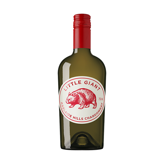 Little Giant Adelaide Hills Chardonnay with citrus, peach, and subtle oak.