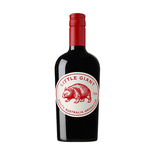 Little Giant Grenache with ripe berry fruit, soft tannins, and spice.