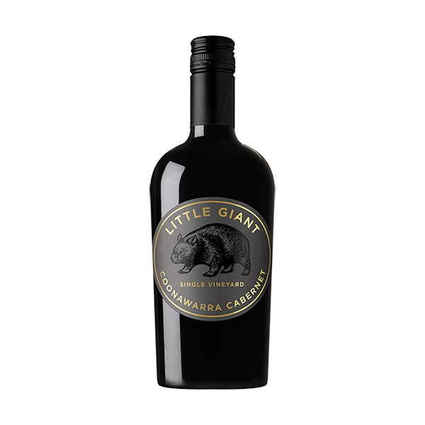 Little Giant Premium Coonawarra Cabernet with blackcurrant, cassis, and soft tannins.