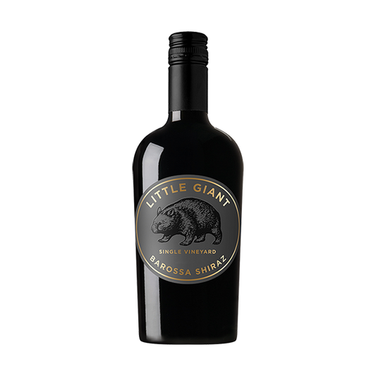 Little Giant Premium Shiraz with plum, chocolate, and earthy spice from Barossa and Eden Valley.