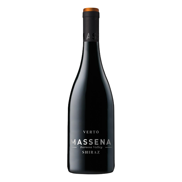 Massena Verto Shiraz from Barossa and Eden Valleys with black plum, dark fruits, anise, and sweet spice, finishing rich and structured.