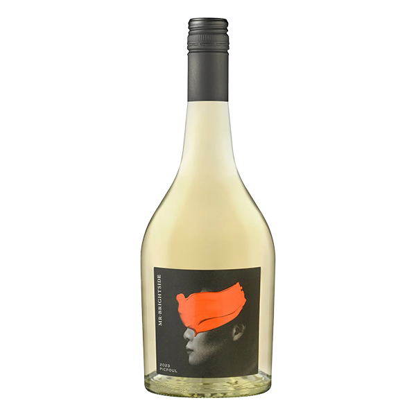 Mr. Brightside Picpoul, a 92-point white wine with vibrant citrus, crisp green apple, and bright acidity.