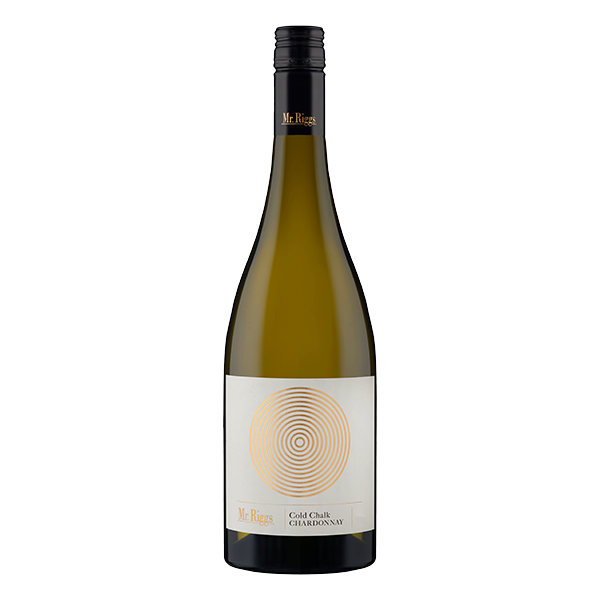 Mr. Riggs Cold Chalk Chardonnay, a 93-point McLaren Vale white wine with citrus, stone fruit, and a flinty, chalky texture.