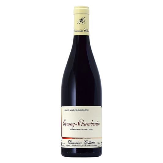Philippe Collotte Gevrey Chambertin with red fruits, floral notes, and fine tannins from Burgundy.