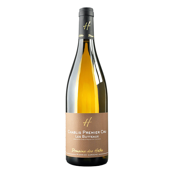 Pierrick Laroche Chablis Butteaux Premier Cru with bright fruit, subtle oak, fine acidity, and impressive depth.