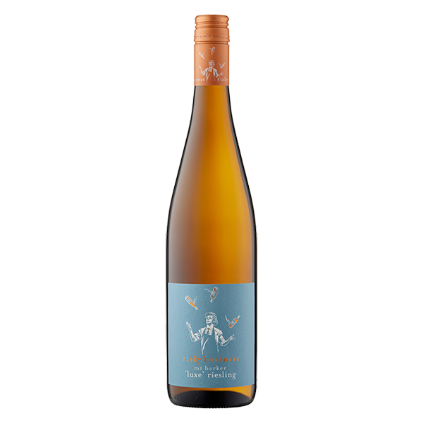 Risky Business Luxe Riesling with zesty lime, citrus blossom, and a crisp, dry finish.