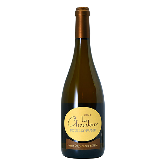 Serge Dagueneau Clos des Chaudoux, an elegant Pouilly Fumé with citrus, floral notes, and limestone minerality.