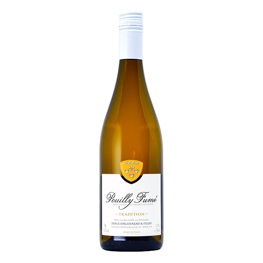 Serge Dagueneau Pouilly Fumé, a refined Loire Sauvignon Blanc with citrus, gooseberry, and flinty minerality.