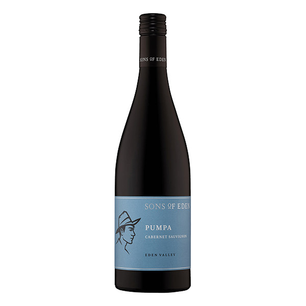 Sons of Eden Pumpa Eden Valley Cabernet Sauvignon with dark cherry, violets, wild herbs, and fine tannins.