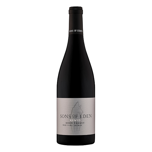 Sons of Eden Remus Old Vine Shiraz, Eden Valley red wine with dark cherry, spice, and fine tannins.