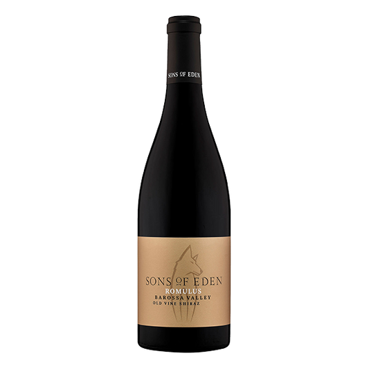 Sons of Eden Romulus Old Vine Shiraz, Barossa red wine with black cherry, red liquorice, and velvety tannins.
