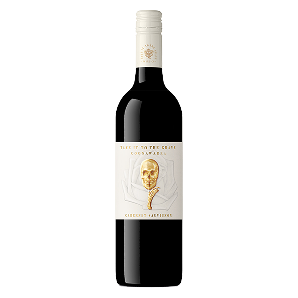 Take it to the Grave Cabernet Sauvignon with blackcurrant, plum, and fine tannins from Coonawarra.