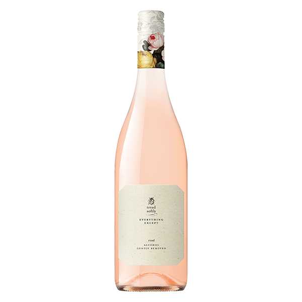 Tread Softly Everything Except Rosé with bright red berry flavours and a crisp, dry finish.