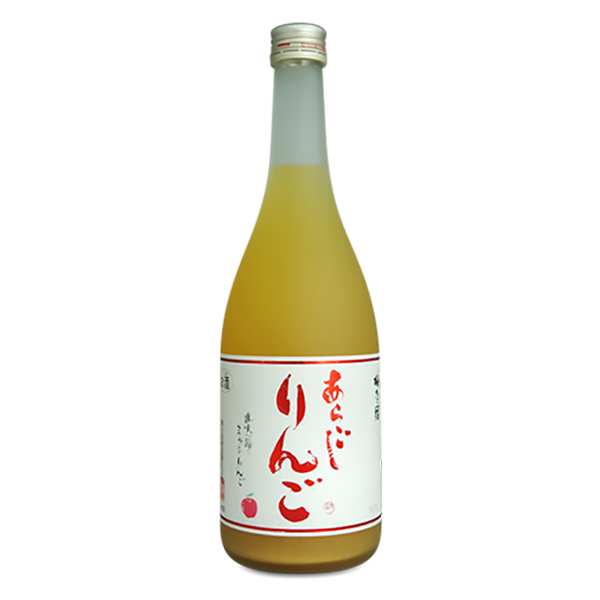 Umenoyado Aragoshi Ringo Shu, a smooth Japanese Fuji apple liqueur with rich, sweet flavours.