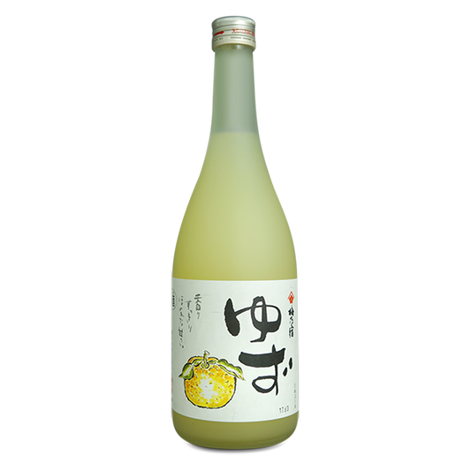 Umenoyado Yuzushu liqueur with vibrant Yuzu citrus and mellow sweetness.