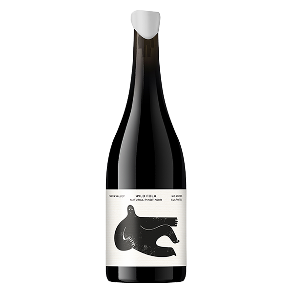 Wild Folk Natural Pinot Noir with red cherry, savoury spice, and a smooth, lingering finish.
